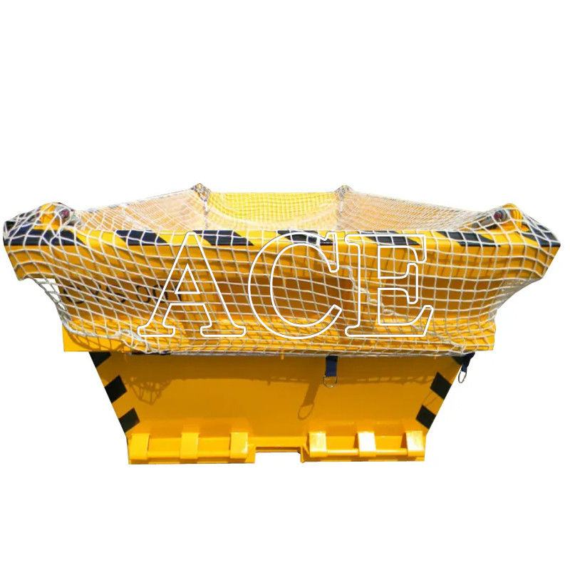 13' CortenUn conteneur de déchets de forage offshore en acier pour un élimination respectueuse de l'environnement conforme à la norme DNV2.7-1