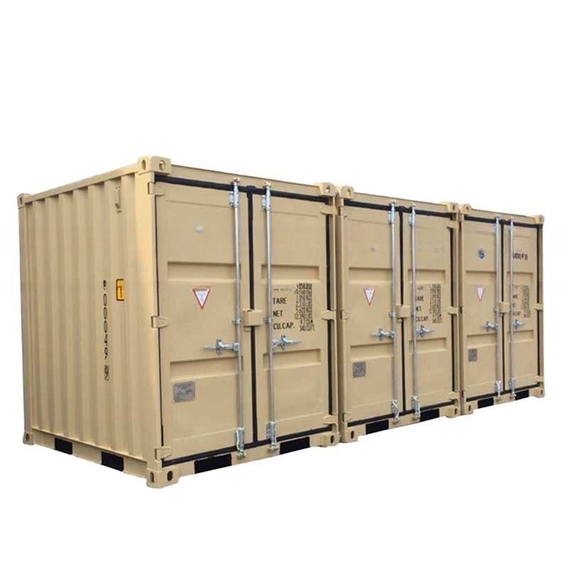 Contenants de transport de 6 pieds x 8 pieds Contenants de stockage à sec Dimensions extérieures 1960 x 2438 x 2591 mm Stockage de fret portable