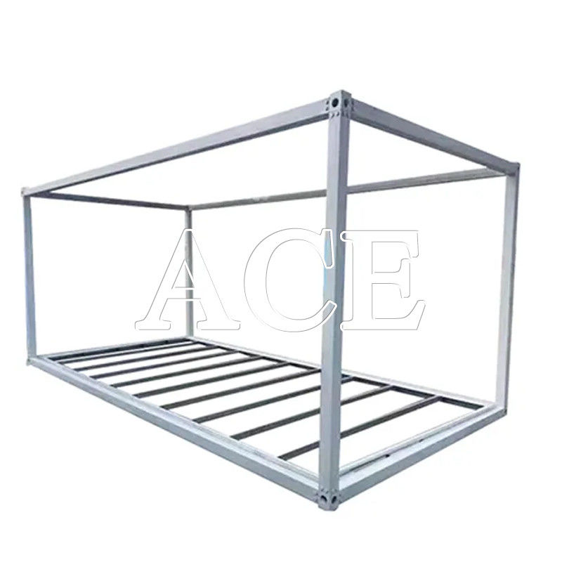 Container sec galvanisé facilement amovible 6m longueur cadre en acier inoxydable 20ft Container d'expédition cadre Capacité 33.2CBM