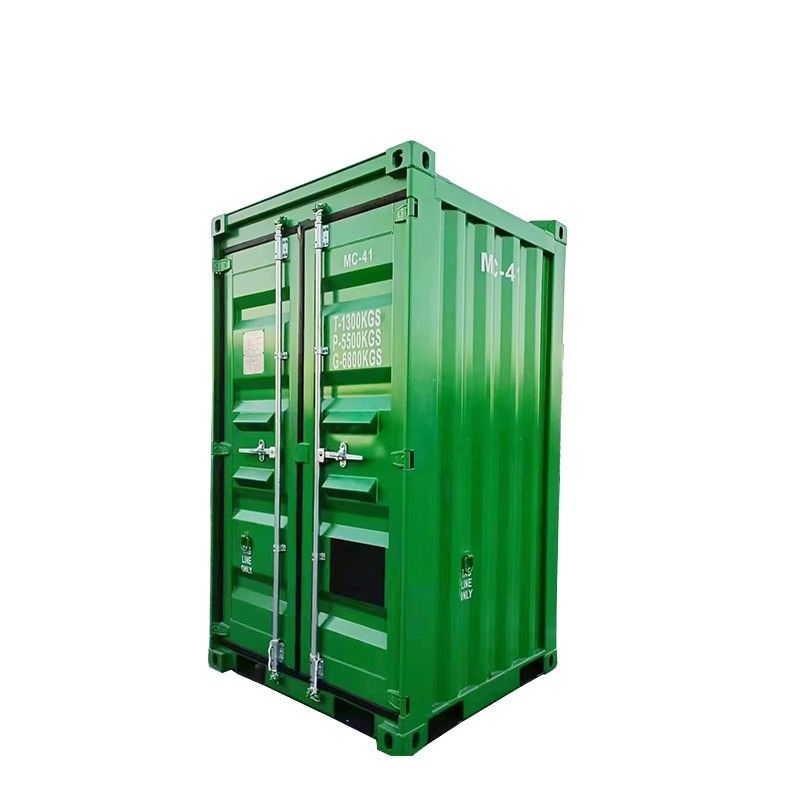 Mini conteneur de 6 pieds Container de transport maritime DNV avec plancher en acier Portable CCU boîte de forage fermée et ensemble de broche en option