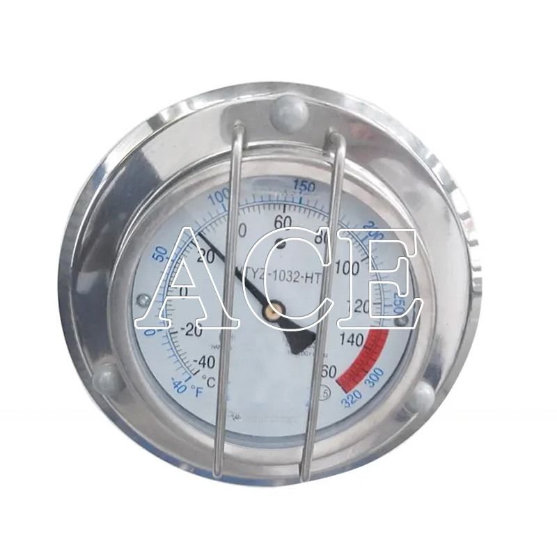 Thermomètre à double échelle -40°C à 160°C de 20' de longueur pour conteneur de réservoir ISO Pièces de rechange en plastique et en matériaux durables