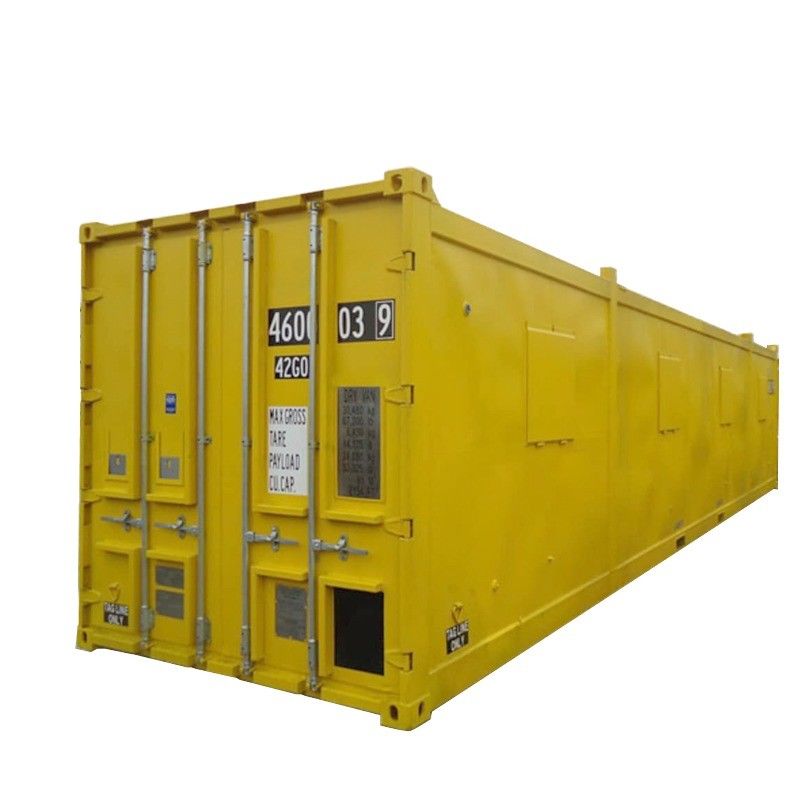 Container de transport maritime sec certifié DNV de 40 pieds, compétitif avec des dimensions extérieures de 12,192 x 2,438 x 2,591 m