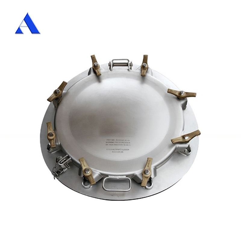 Parties détachées et accessoires ISO pour conteneurs d'expédition de réservoirs 500 mm Ensemble de capot à profil bas avec soupape à bille d'admission d'air 1,5'' BSP