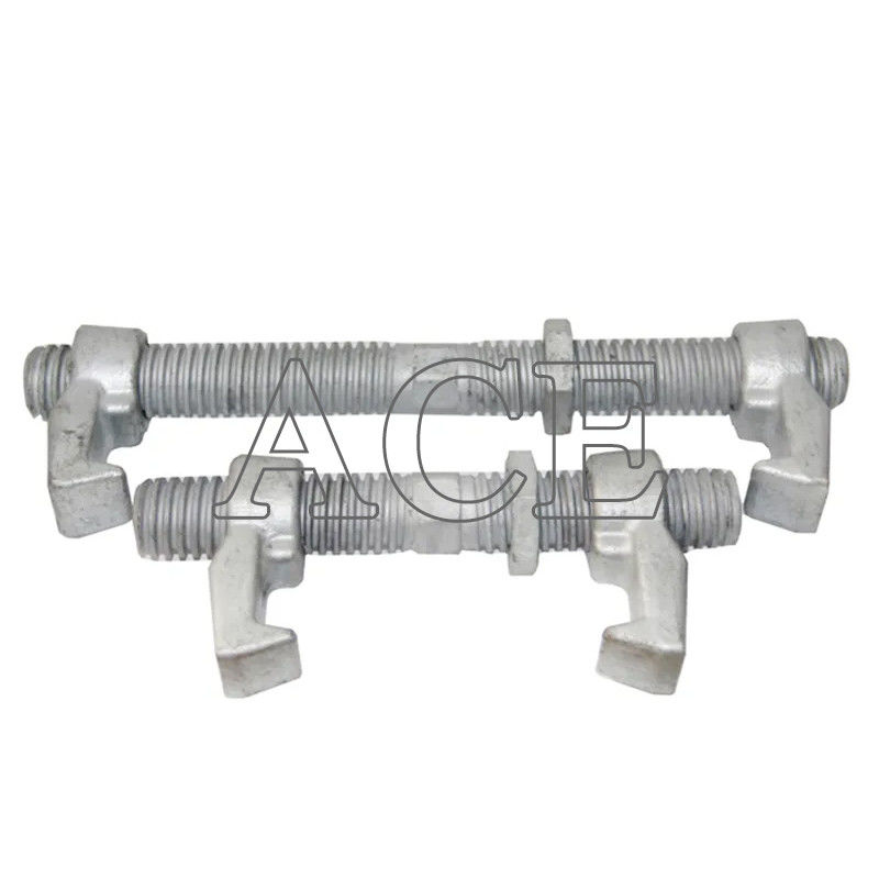 Acier forgé 260 mm 380 mm Fermeture à serrure à double pinceau ISO Container de livraison Pont de raccordement Container équipement de serrage