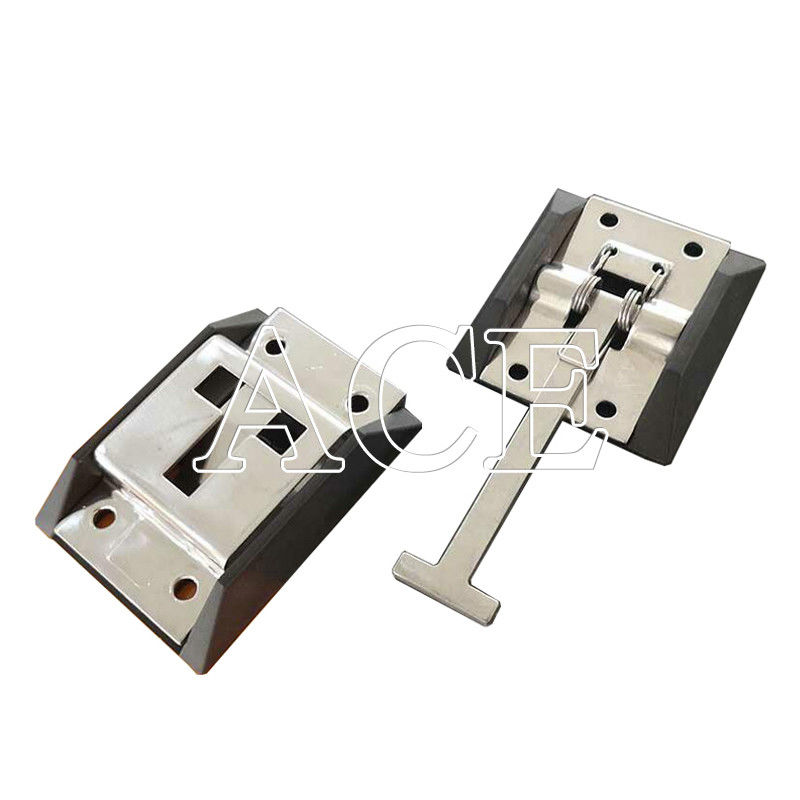 Pièces de carrosserie de camion en forme de T porte de camping de camion en acier inoxydable verrouillage de remorque porte porte porte porte porte-porte pour DONGFENG Bison
