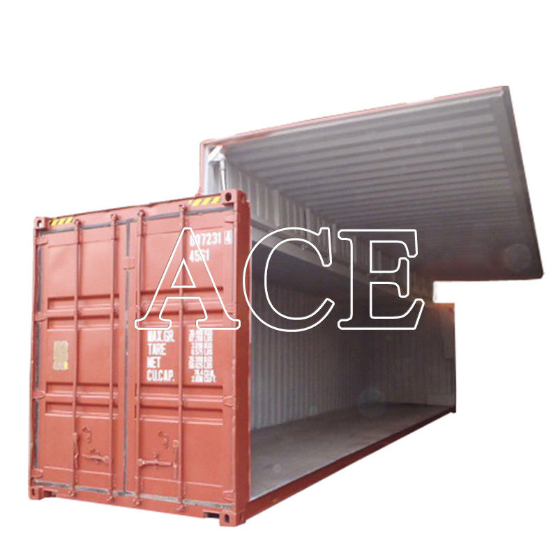 Container d'expédition à voilure ouverte de 40 pieds avec cylindre hydraulique électrique et 76,4 CBM
