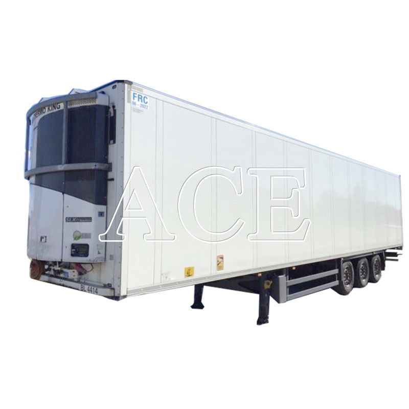 13 tonnes d'essieu Alex Thermo King réfrigérateur 53 pieds Van Box isolé Semi-remorque camion remorques pour les besoins de transport