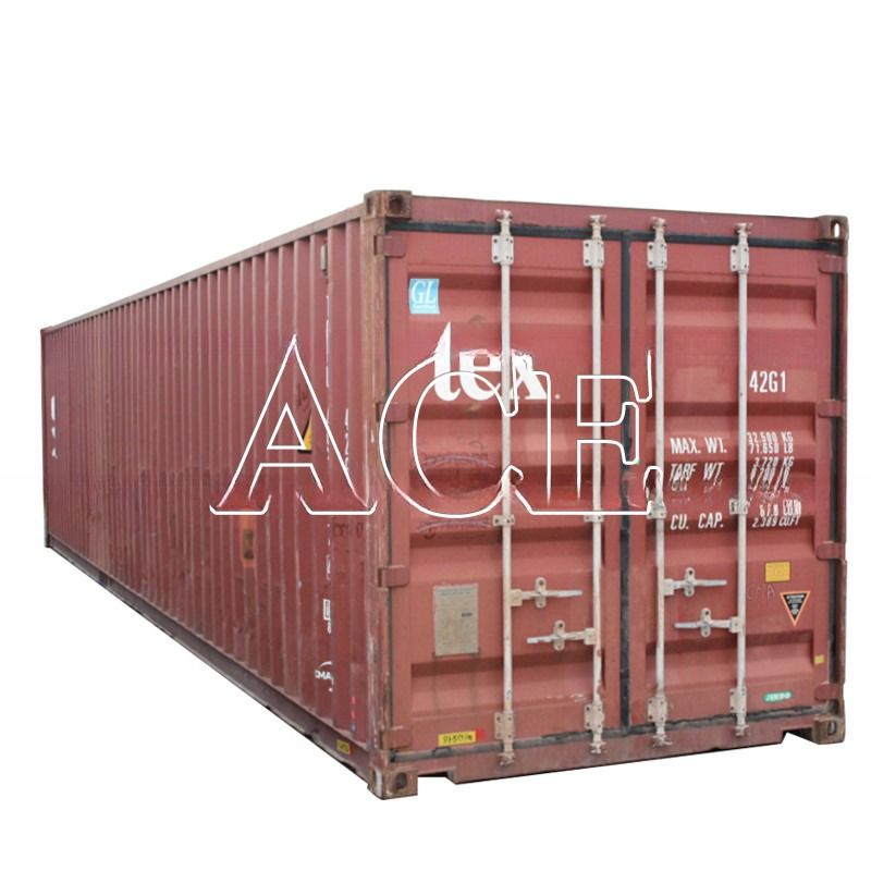 40 pieds HC 40 pieds Conteneurs d'expédition haut cube Container sec d'occasion Cargo utile Utilisé 40 pieds