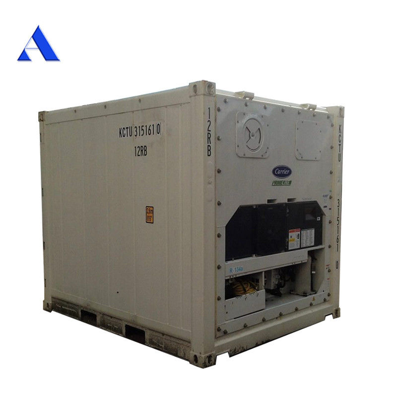 10 pieds 10 pieds 3 mètres de stockage à froid Réfrigéré récipient Reefer avec ouverture de porte de tringle Taille 2.290 x 2.206 m Troisième main