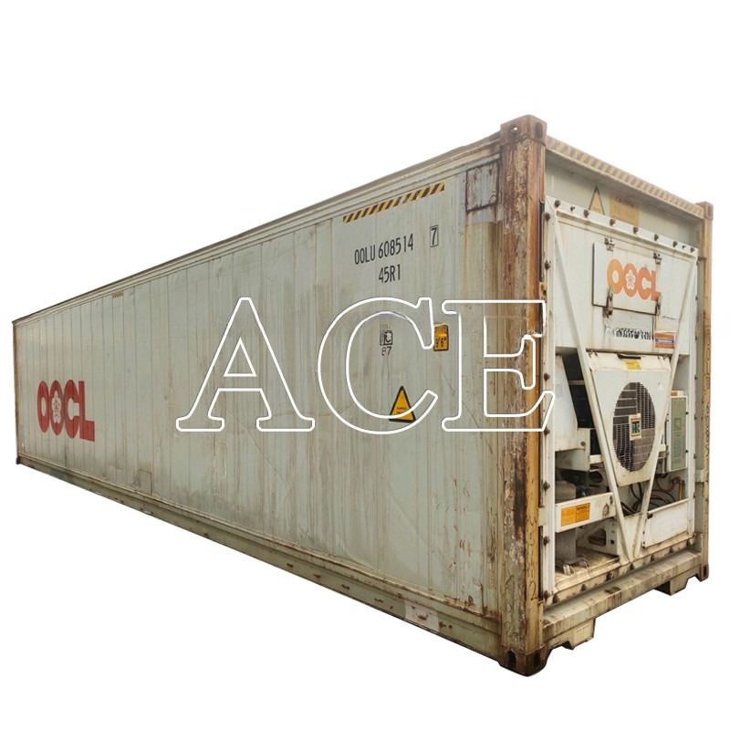 Container de fret réfrigéré de 20 pieds avec dimensions extérieures 6058 x 2438 x 2591 mm